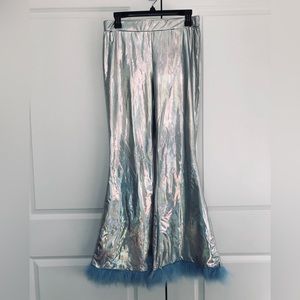 SHEIN Curve Metallic Pants